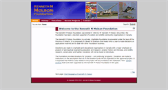 Desktop Screenshot of kennethmolsonfoundation.ca