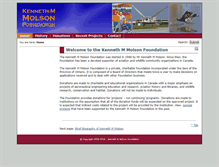 Tablet Screenshot of kennethmolsonfoundation.ca